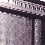 square - 6 tin tile with gothic cornice