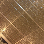 square 24 white metal ceiling