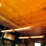 sunburst drop ceiling restaurant
